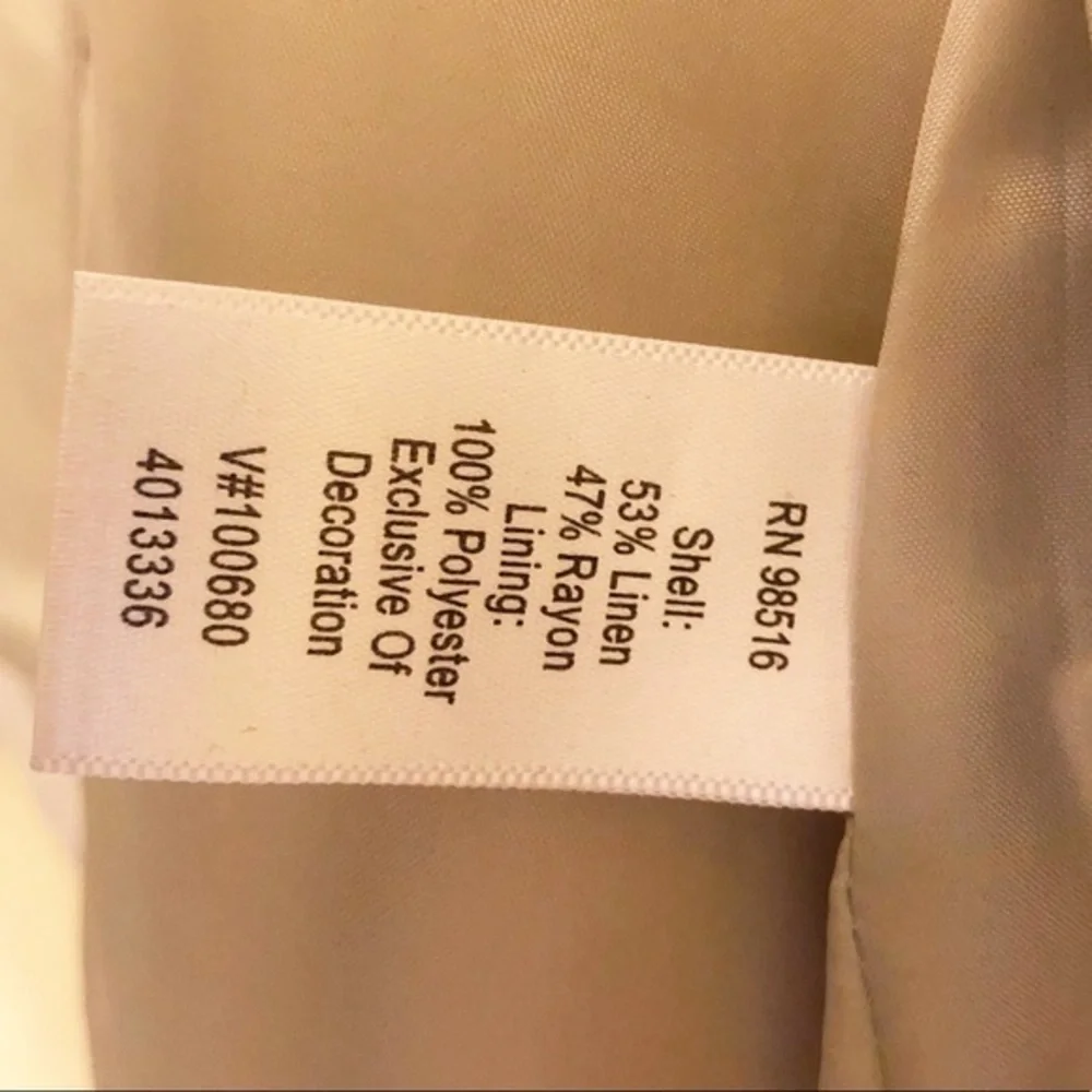 Cold water creek blazer with beads size Pe… - Picture 6 of 6